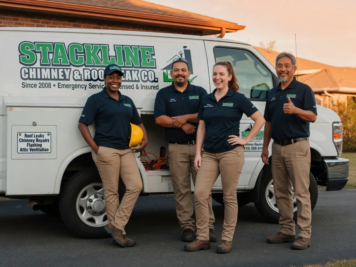 Chimney flashing repair company in Galveston, IN